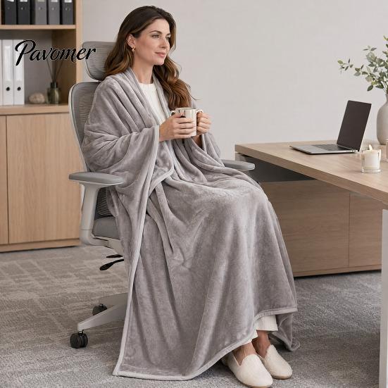 Lightweight Travel Blanket Solid Color Flannel Throw Blanket, Plush for Bed, Foldable Sofa, Couch, Soft Fuzzy Nap Sleeping All Seasons