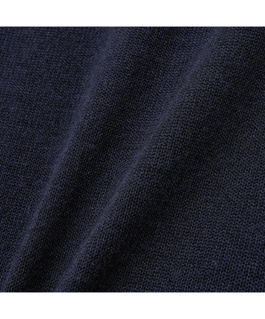 IOLO Silk Blended Knit Shirt_Navy