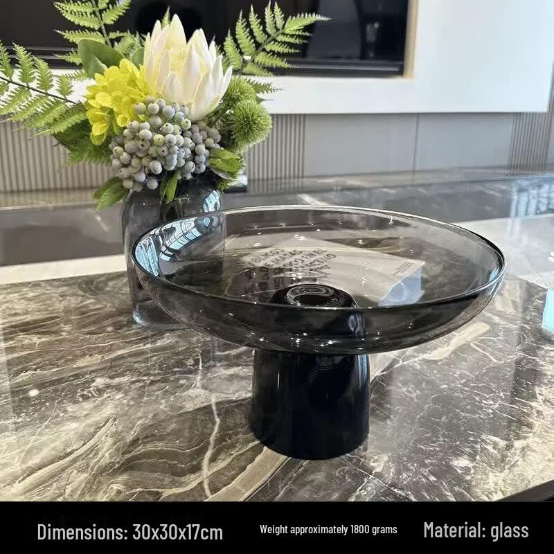 

Yicang Light Luxury Glass Fruit & Dessert Tray