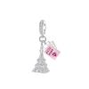 New Authentic Copper Statue of Liberty Paris Eiffel Tower Car Travel Charm Bead Charms Bead Charms Compatible With Bracelets Do It Yourself Fine Jewel