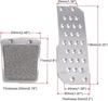 MUTEKI Pedal Brake Accelerator Pedal Car Pedal Aluminum Alloy Pedal 3 Universal Fit Covers, Pedal, Covers, Anti-Slip Non-Slip Pads, Pieces,