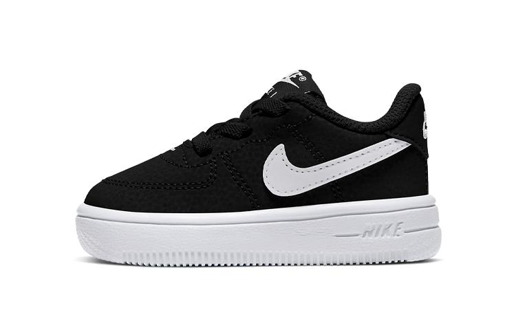 

Nike Air Force 1 18 Low top Skateboard Shoes Black White Infant And Toddler 905220-002 22
