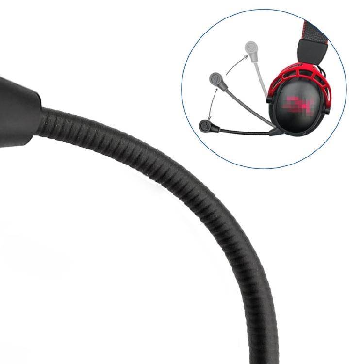 Metal Microphones for Cloud Headsets 3.5mm Plugs And Play Effective Wind Noise Reductions Clear Communication