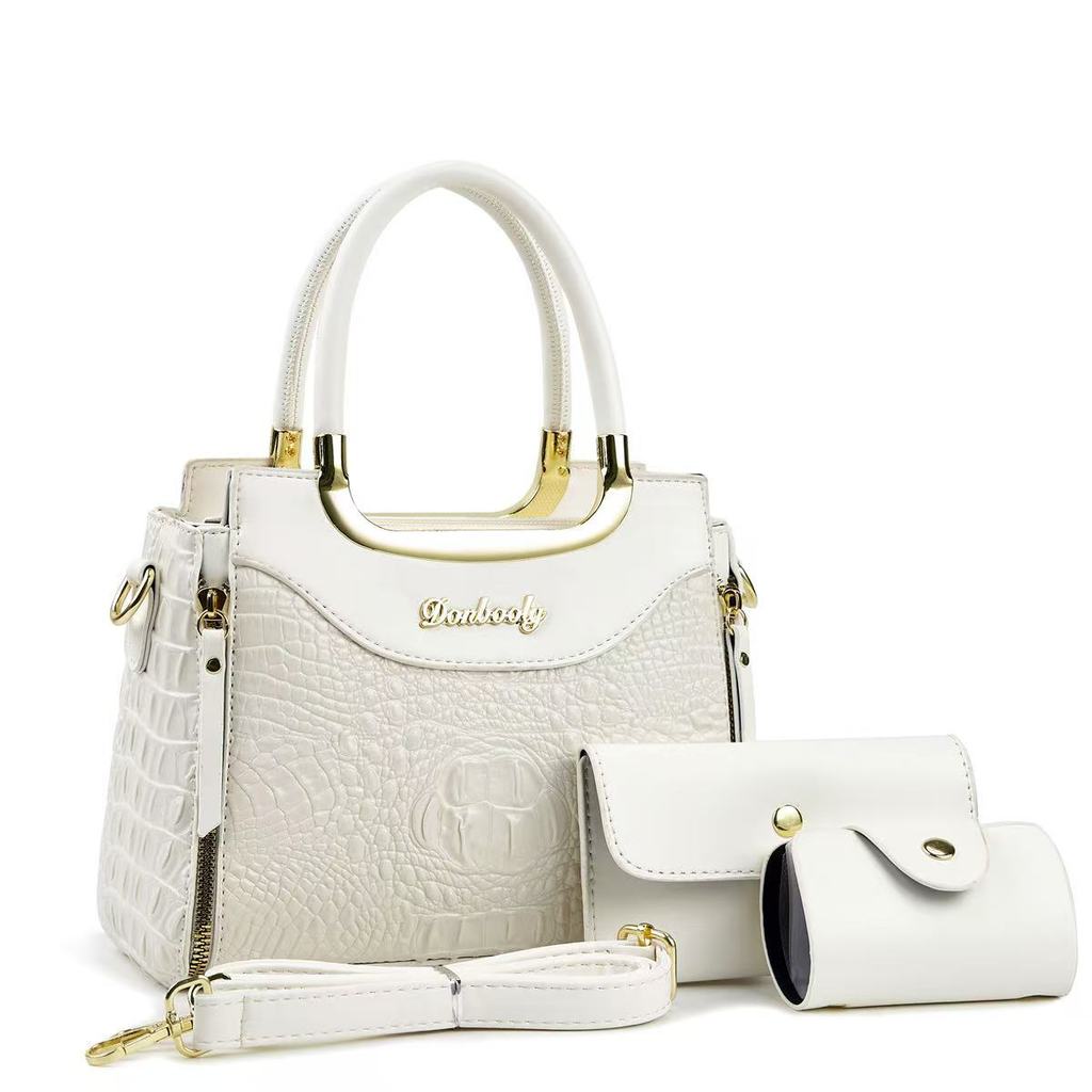 Urban Minimalist Pu Handbag With Zipper Closure For Daily Use