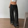 Women's Pants Fashion Casual Pants Solid Color Drawstring Pants