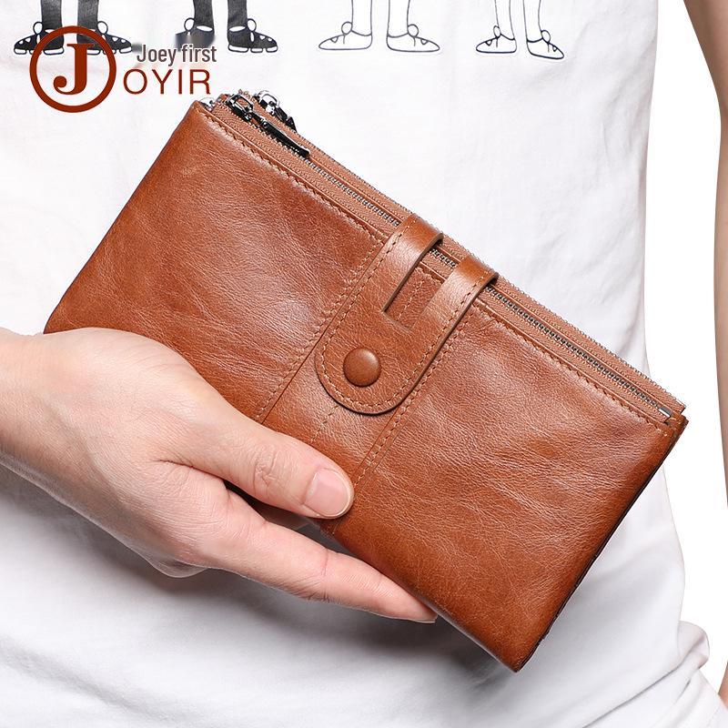 JOGUJOS Women's Genuine Leather Long Wallet and Card Holder