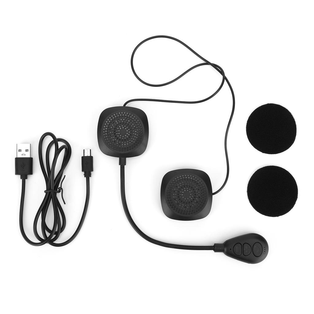 Motorcycle Bluetooth Helmet Headphones Wireless Speaker HandsFree HeadMounted Headset