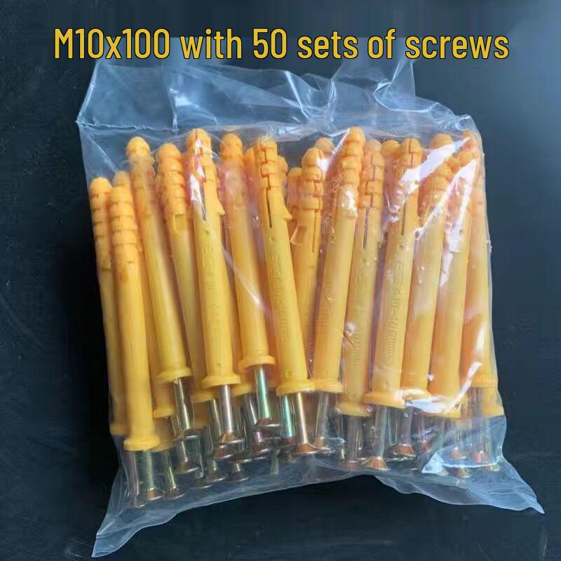 M6 Plastic Expansion Tubes & Wall Plugs for Self-Tapping Screws (6mm & 8mm)