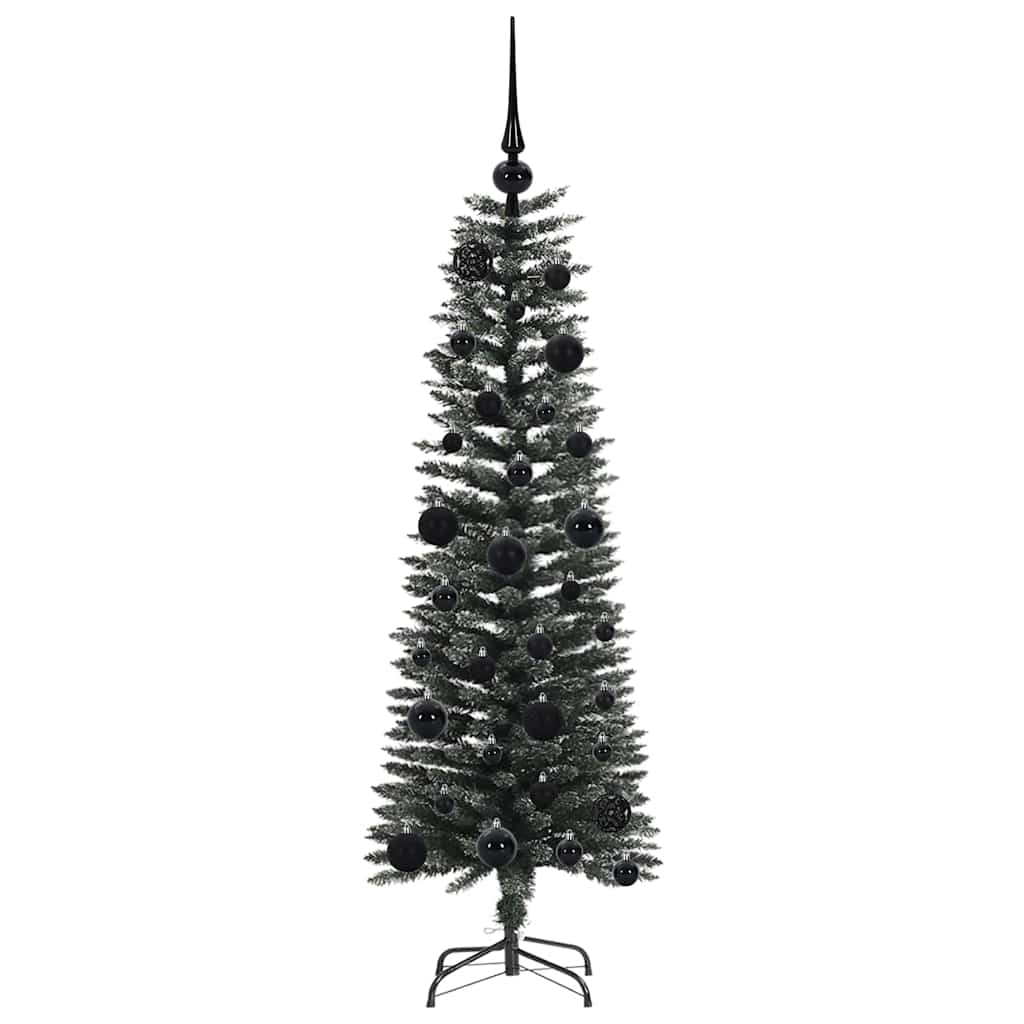 Artificial Christmas Tree with 150 LEDs and Stand Green 120 cm