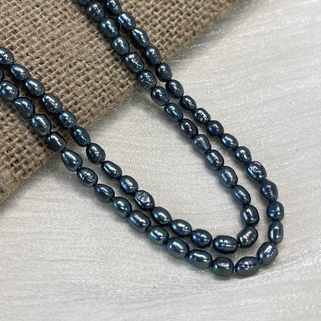 Black Rice Pearl 4-5mm For Jewelry Making DIY Necklace Bracelet Earrings Accessory