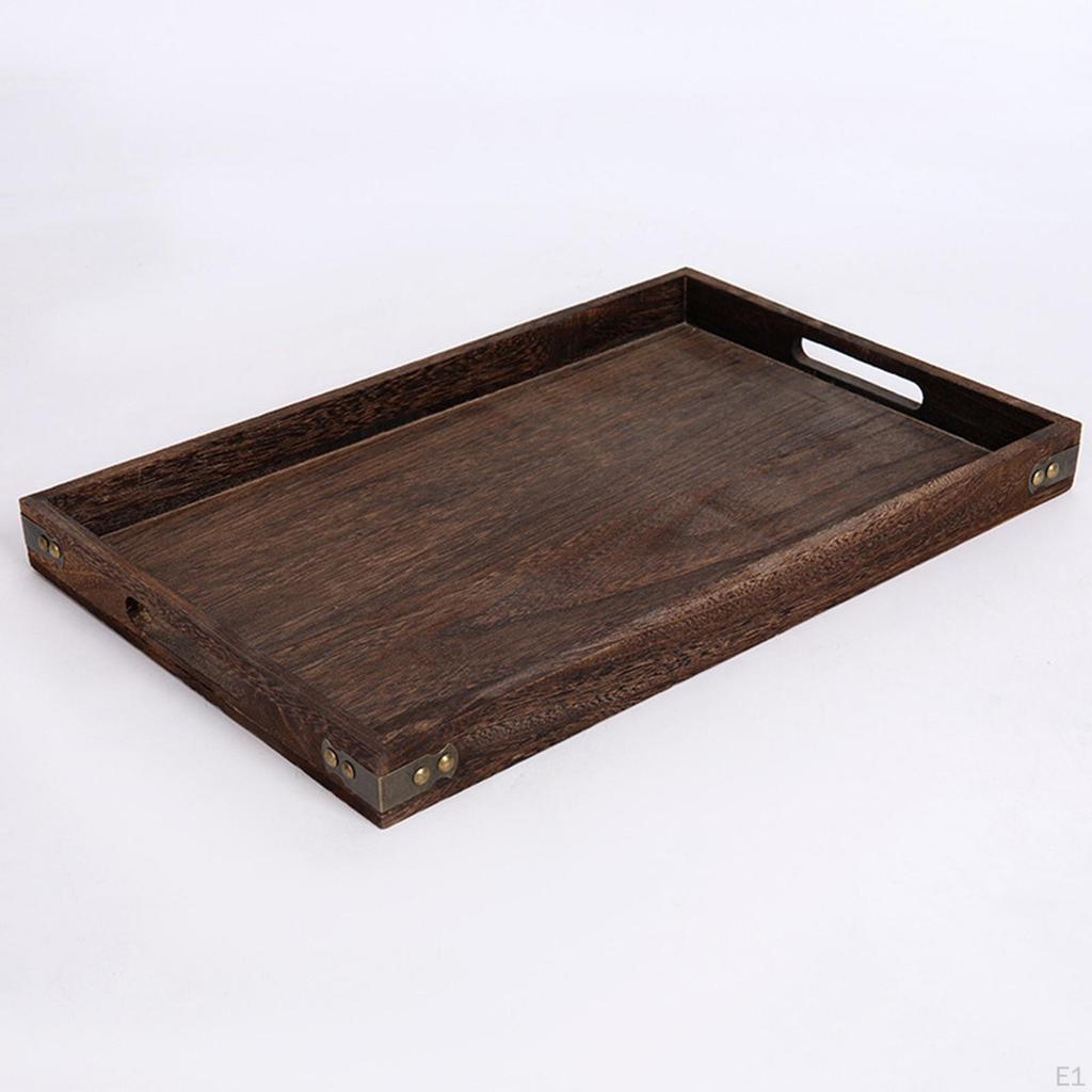 Handy Serving Tray Storage Solution Conveniently Fits Various Items