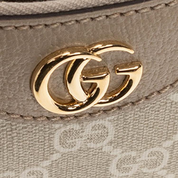 Gucci Ophidia Classic Interlocking G Logo Canvas And Leather Shoulder Bag Women Handbags 735145-UULBG-9683