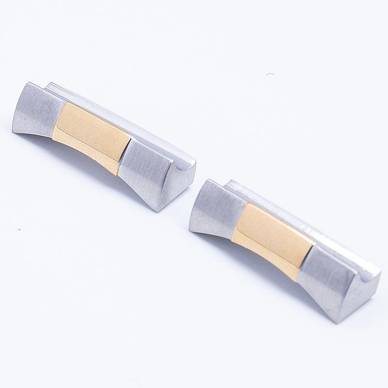 ONE20mm Stainless Steel Curved End Link Endlink for Rolex Submariner Watch Band Rubber Leather Watch Strap Seamless ConnectionMN
