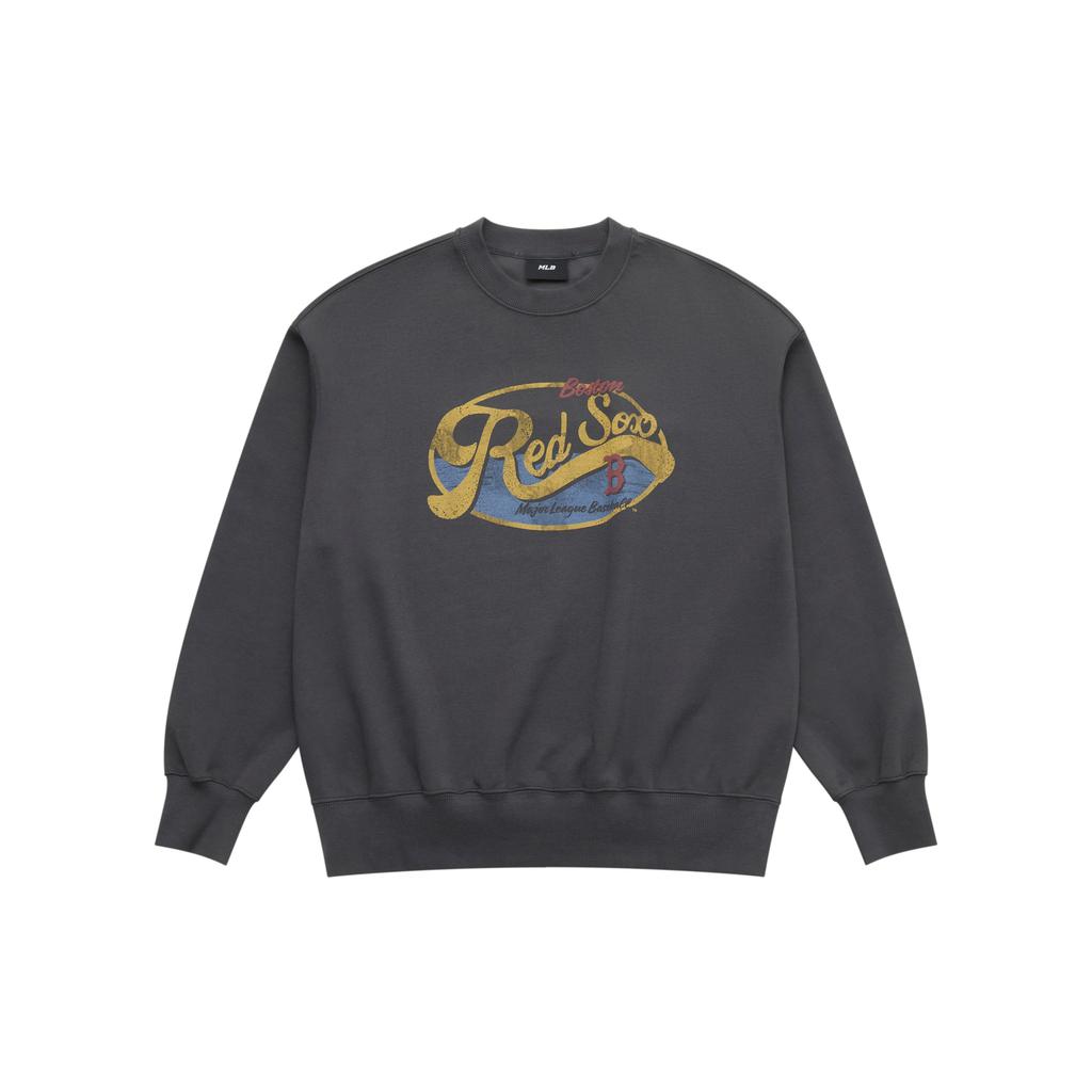 New MLB Preppy Style Collection Boston Red Sox 25FW Sweatshirt Unisex 3AMTV1054-43CGS