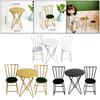 1:6 Dollhouse Miniature Outdoor Table and Set for Mini Size Living Room Decoration
