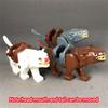 Non-Toxic Moc Bricks Diy Animal Wolf Action Figure Accessories Educational Building Blocks Assembled Toys Kids Gifts