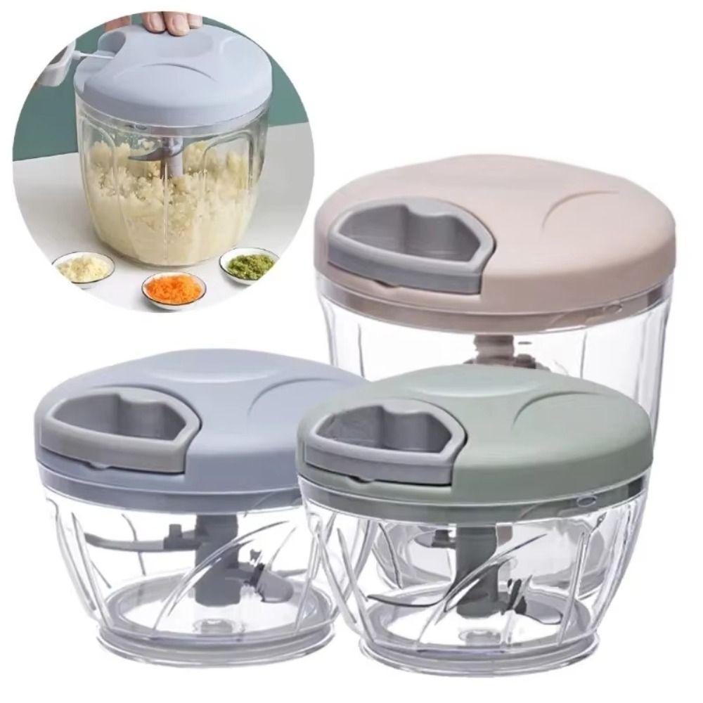 500/900ML Manual Ginger Grinder Manual Rotate Handheld Meat Grinder  Kitchen Gadget