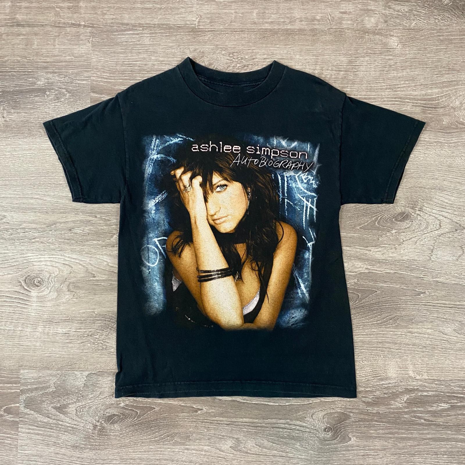 Ashlee Simpson Autobiography Tour Concert T-Shirt Cotton Unisex Size L
