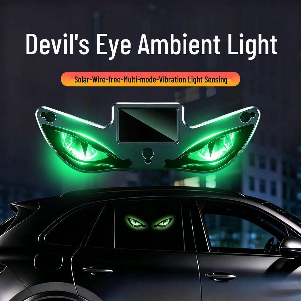 LED Solar Car Warning Light - Devil's Eye Nine-Tailed Fox 