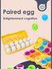 Non-Toxic 6Pcs Baby Smart Eggs Montessori Educational Toys For Children Color Shape Matching Recognize Toddler Intelligent Learning
