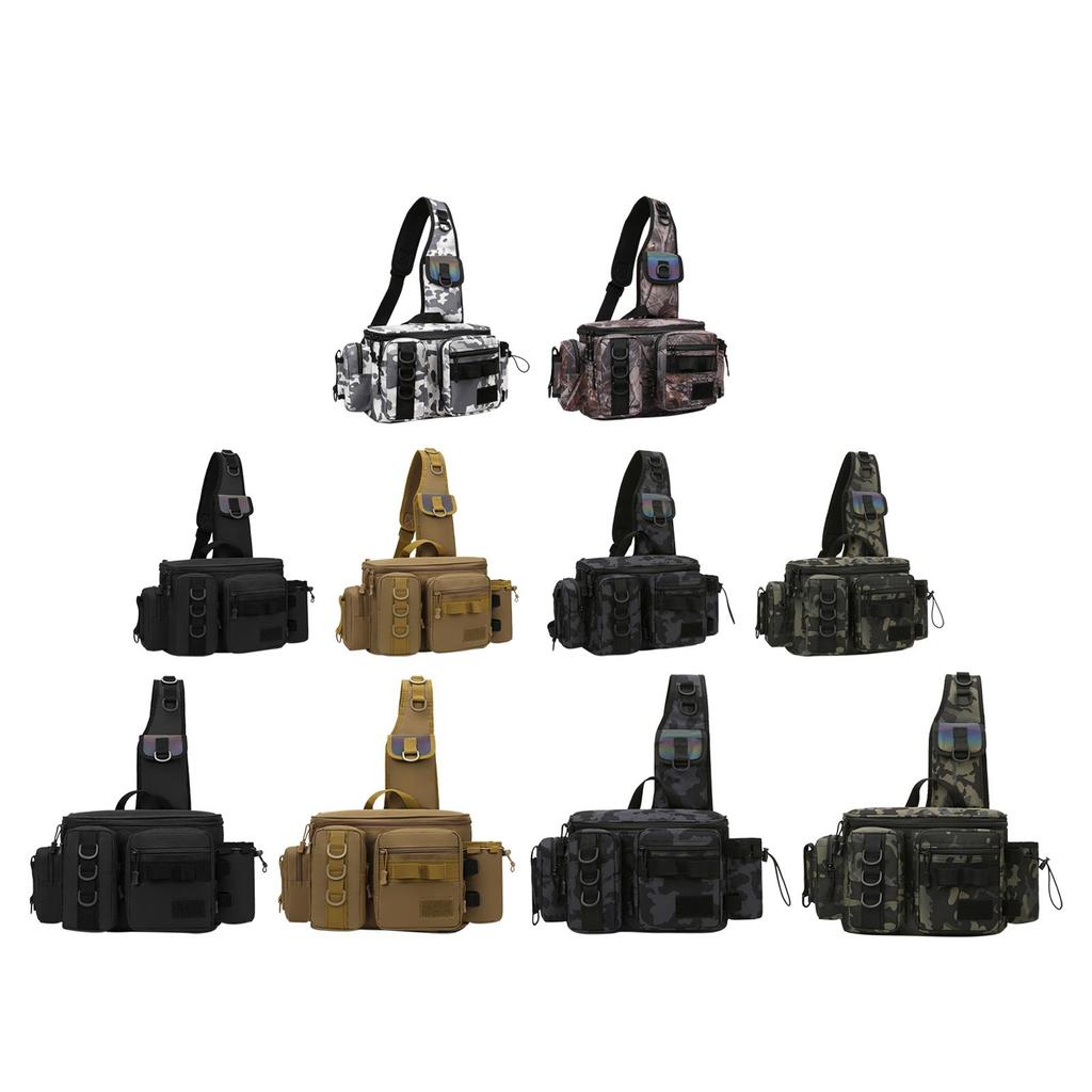 Fishing Tackle Bag Rod Holder Multifunctional Fishing Bag for Men Women