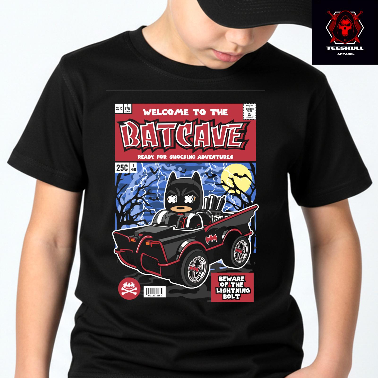 Batman Welcome To the Batcave Cartoon Premium Quality Cotton T-Shirt S