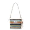 Niche dopamine color woven bag women's new versatile messenger bag vacation beach bucket bag