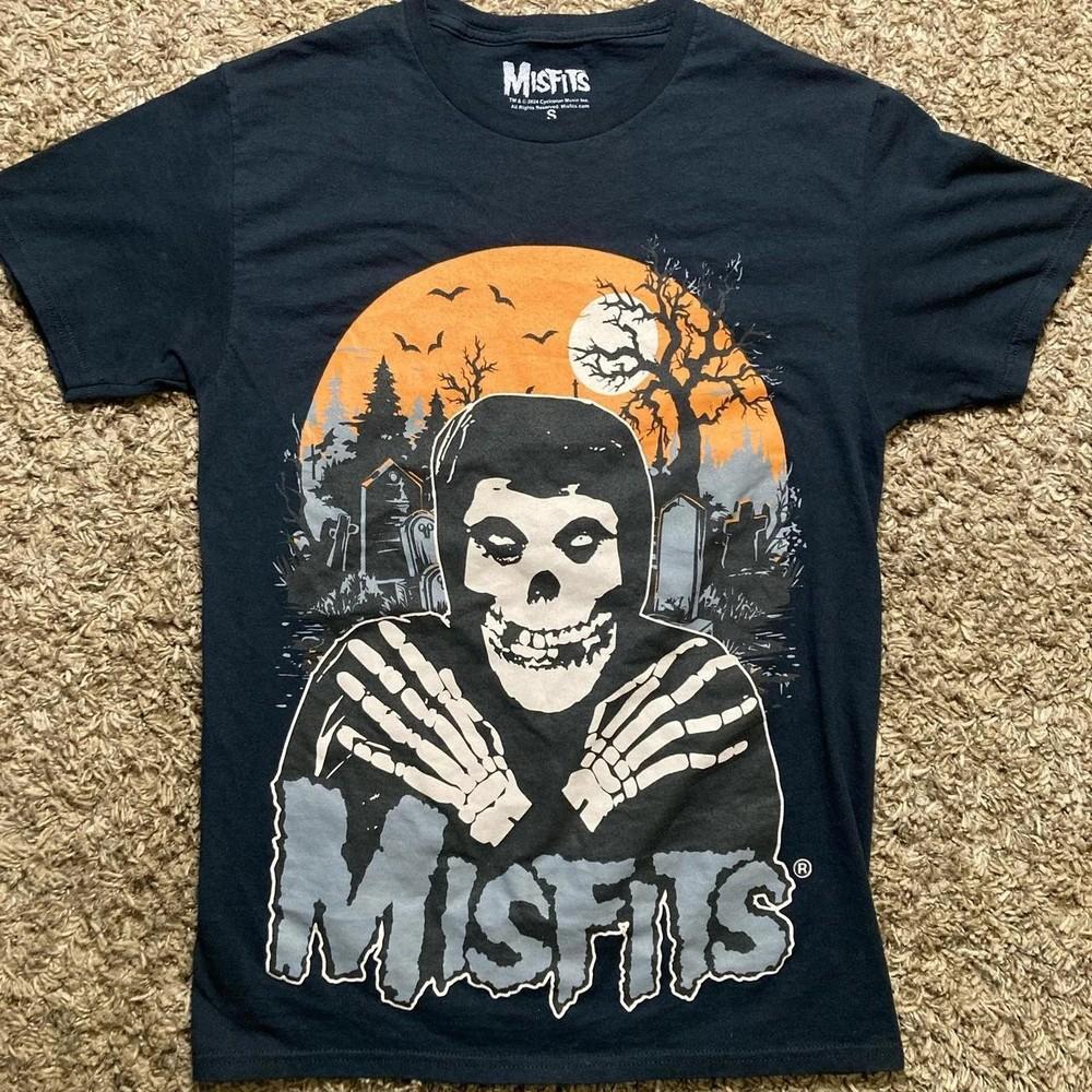 The Misfits Halloween Rock band 90s Black T shirt Unisex tee AN55938 Unisex T-Shirt M