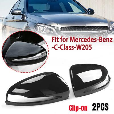 For Mercedes-Benz E GLC S C Class W205 W213 X253 W222 W238 LHD Replacement Car Rearview Side Mirror Cover Wing Cap Exterior Trim
