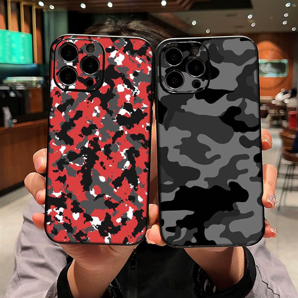 for Xiaomi Redmi Note 14 12 13 ProPlus A3 Pro Plus 12C 13C 14C 5G Phone Cover Case Pattern Fashion Camouflage