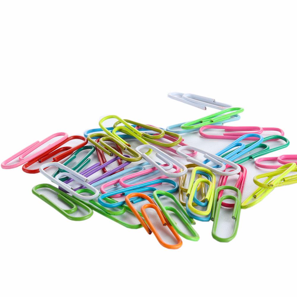 Zebra Color Anti-Rust Metal Paperclips & Barrel Binder Clips - 28mm Cartoon Bookmarks for Office Stationery