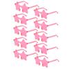10 Pairs Star Shaped Rimless Tinted Party Sunglasses Cute Candy Color Frameless Glasses Trendy Eyewear -Blue Purple Pink Red