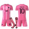 2025-26 Miami Home Pink Messi #10 Soccer Jersey, Kids & Adults Sizes 14-3XL