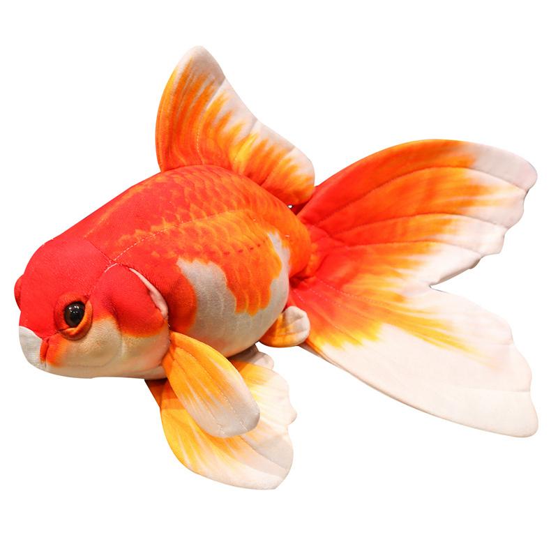Goldfish Lucky Koi Animals Plush Toys Goldfish Cartoon Sift Dolls Kids Birthday Gifts Decor Throw Pillow Home Decor