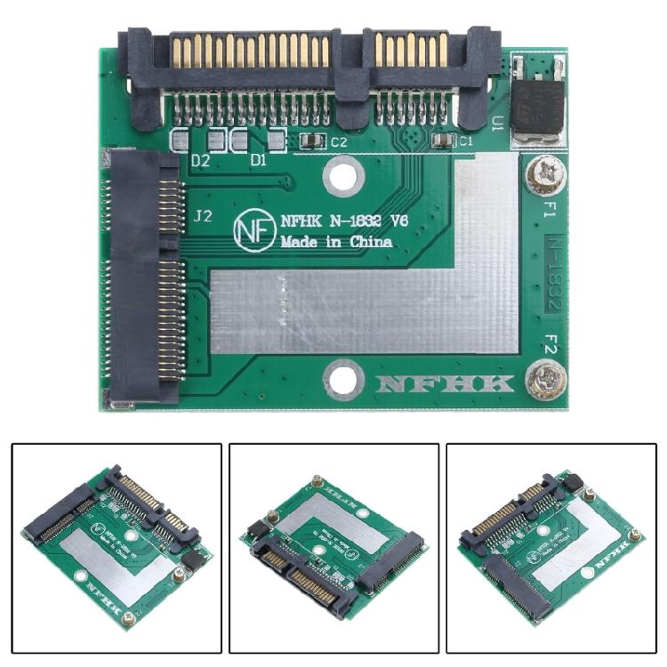 Universal Mini PCIE SSD Adapter mSATA to 2.5in SATA3 Converter Module 6Gbps Fast Integrates Drive into Laptops