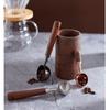1 Pcs Walnut Wooden Measuring Spoon Scoop Coffee Beans Bar Kitchen Home Baking Tool Measuring Cup Measuring Tools for Kitchen