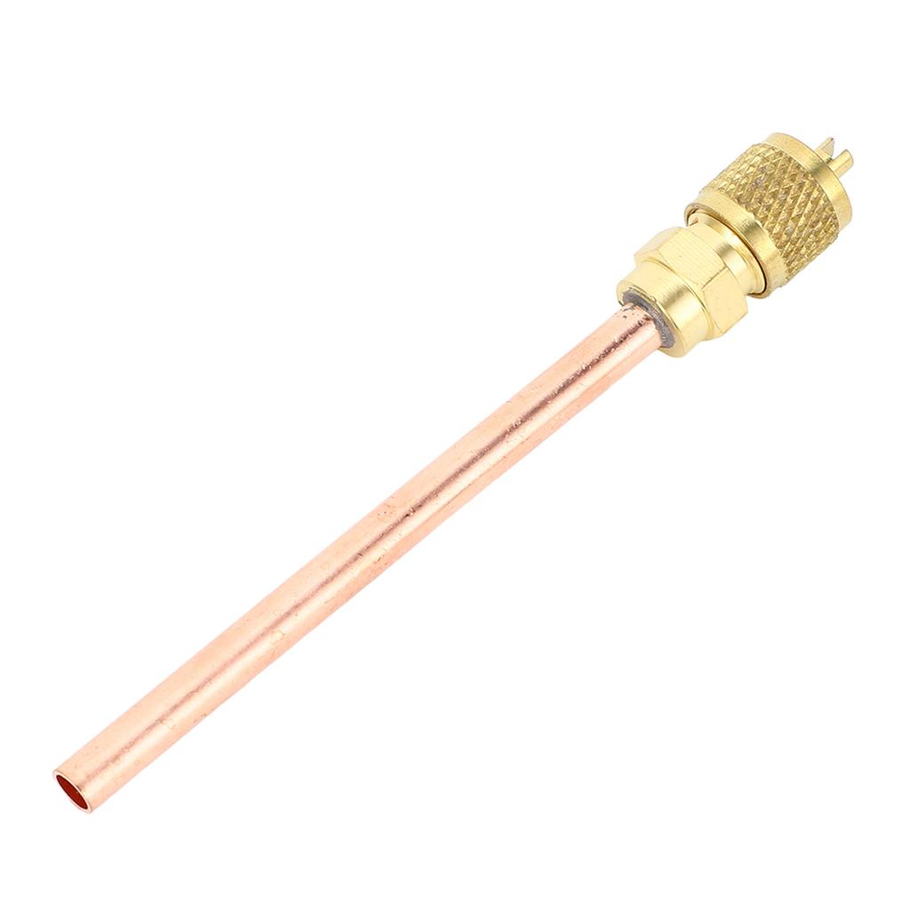 Air Conditioner Access Valve 1/2 20 UNF Copper AC Refrigeration Filling Access Valve with Core and