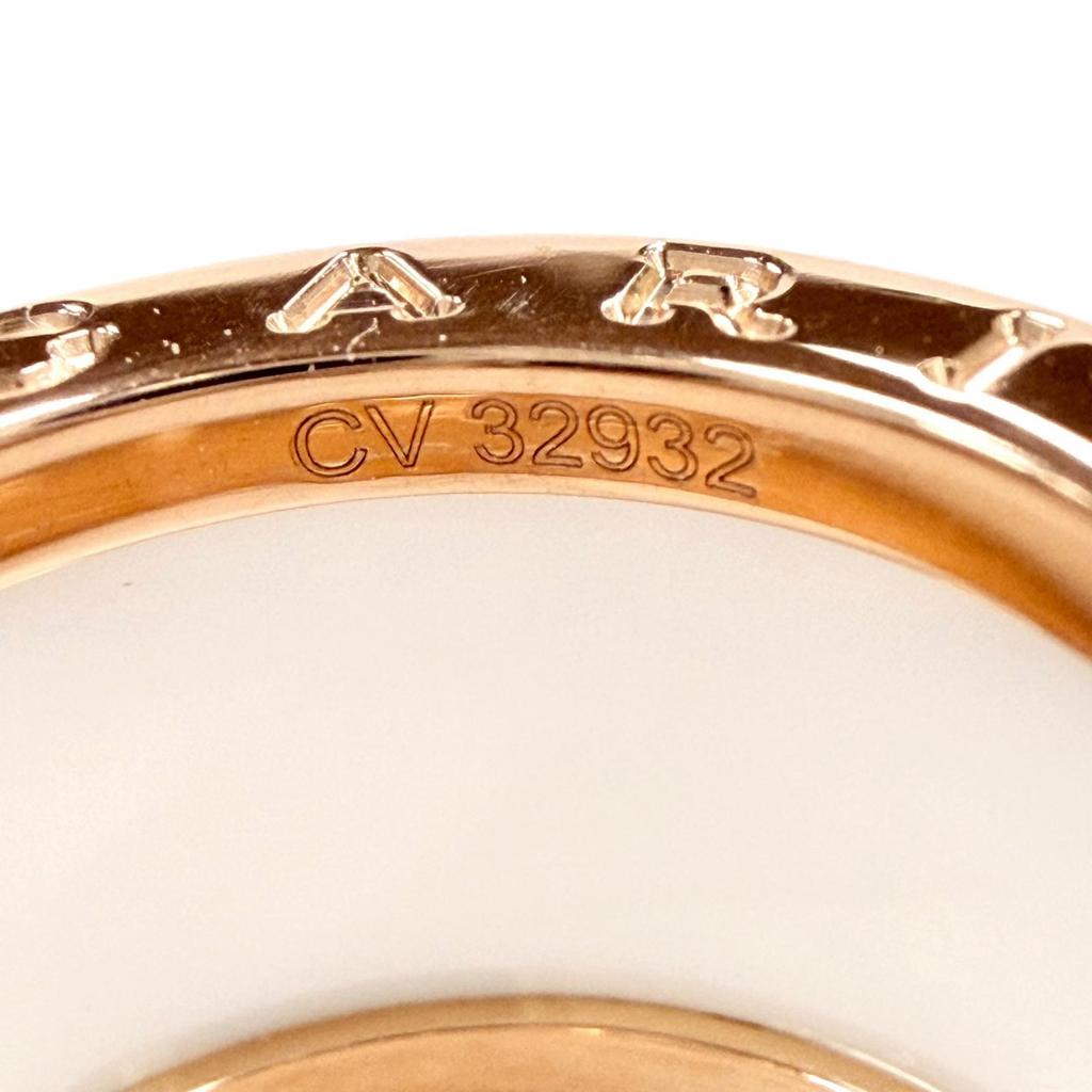 Excellent BVLGARI Ring Bee zero one ring Pink gold AU750 Women CV32932 Used
