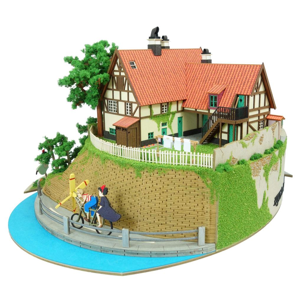 Sankei Studio Ghibli Series Delivery Service Diorama Papercraft Kiki's MP07-37