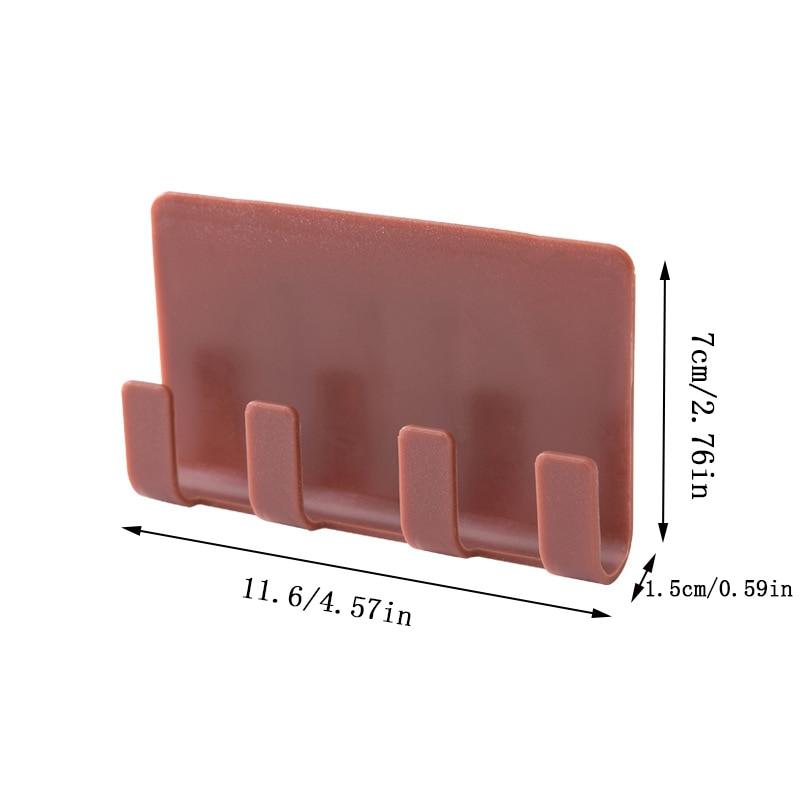 Kreative Klebe-Handy-Ladehalterung Heimwand Spurlos Aufbewahrungshänger Steckerhaken Ohne Bohren