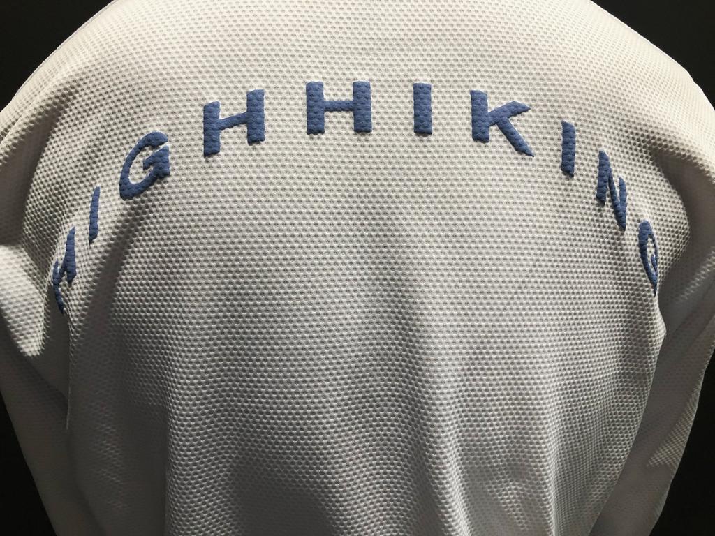 Haihaiking Waffle Long Sleeve T-Shirt (White)