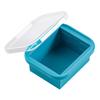 Silicone Freezing Tray With Plastic Lid Freezer Container Large Ice Molds Easy-Release Stackable For Food Storage & Meal Prep