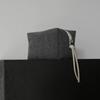 Canvas Box Pouch (Charcoal)