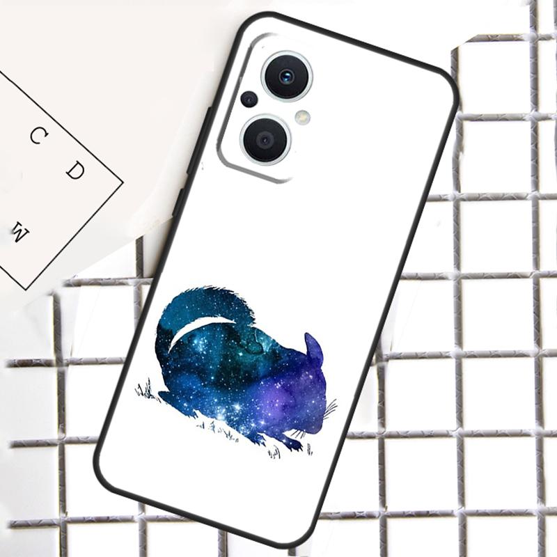 Cartoon Chinchilla Phone Case For OPPO Reno 12F 12 13 11 14 F 10 Pro 8T 7 8 Lite OPPO Find X8 X6 X5 Pro Cover