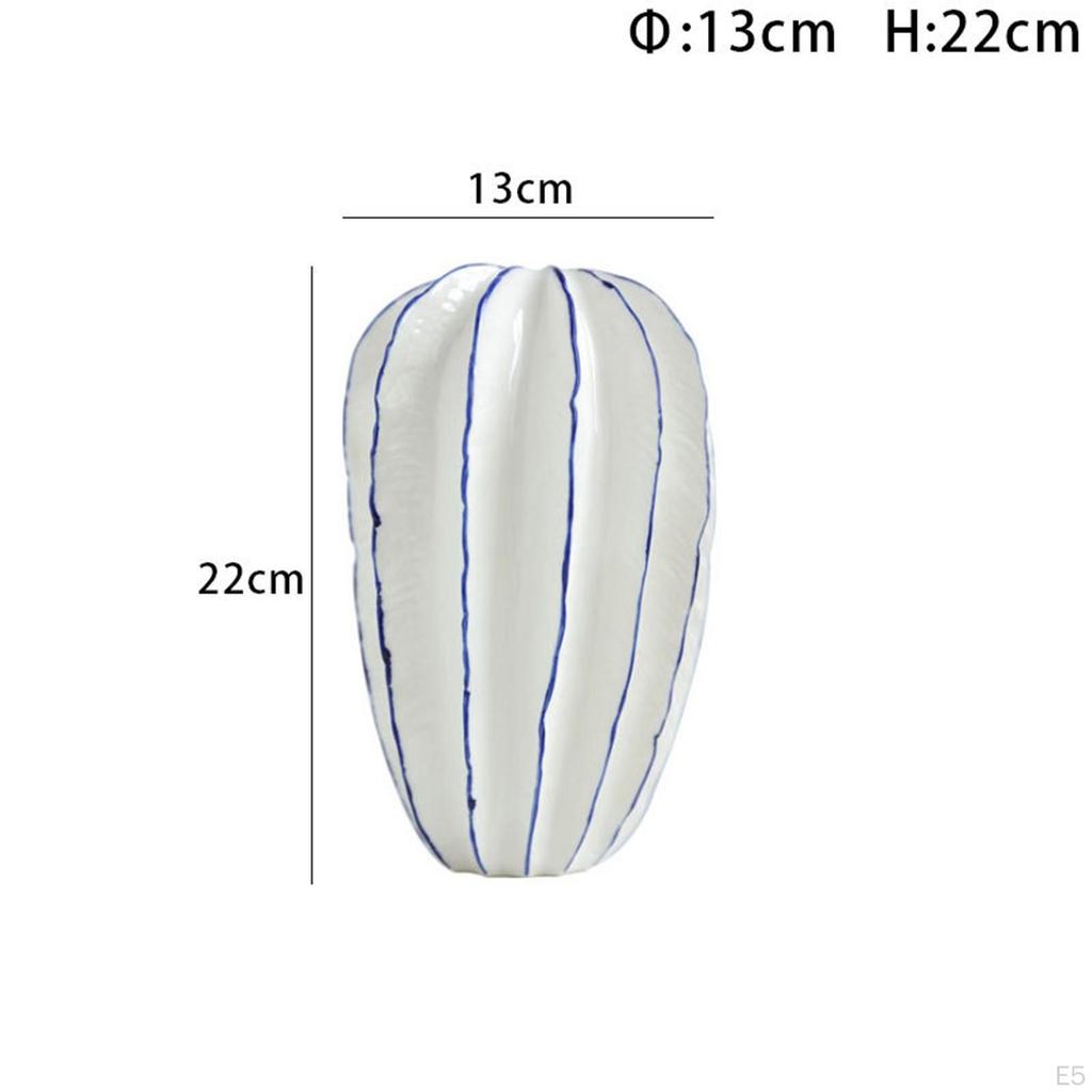 Váza socha karamboly, Simulovaná porcelánová váza s hvězdným ovocem, Umělecké řemesla Květináč pro venkovní použití