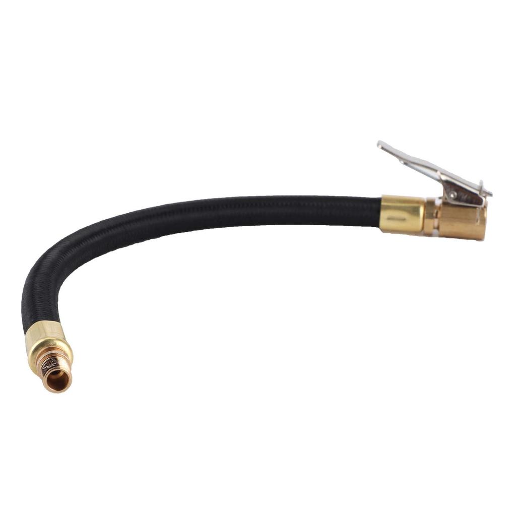 Air Hose Wheel Valve Core Braided Fabric + Brass Material Additional Inflator Hose Air