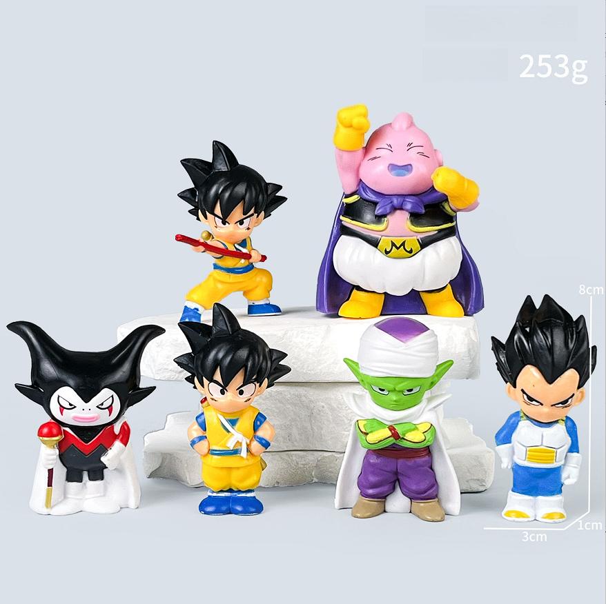 Em Estoque Original Cenário Vegeta Gomah Majin Buu Figura de Ação de Anime Modelo Colecionável Brinquedos BANDAI DRAGON BALL DAIMA SON GOKU Redondo Sensorial