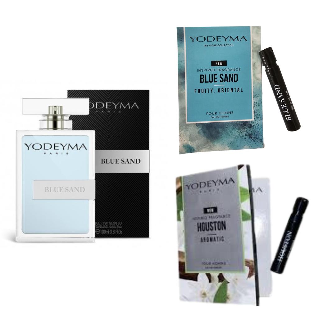 Yodeyma Blue Sand Eau De Parfum for Men 100ml + 2 Samples