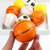 6.3cm Squeeze Ball Toy Football Basketball Soft Foam Sponge Baseball Tennis Toys for Kids Children