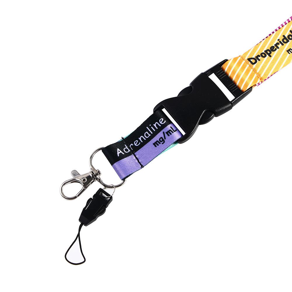 Equation Pattern Camera Mobile Name Tag Holder Lanyard Strap ID Badge Holder Hanging Strap